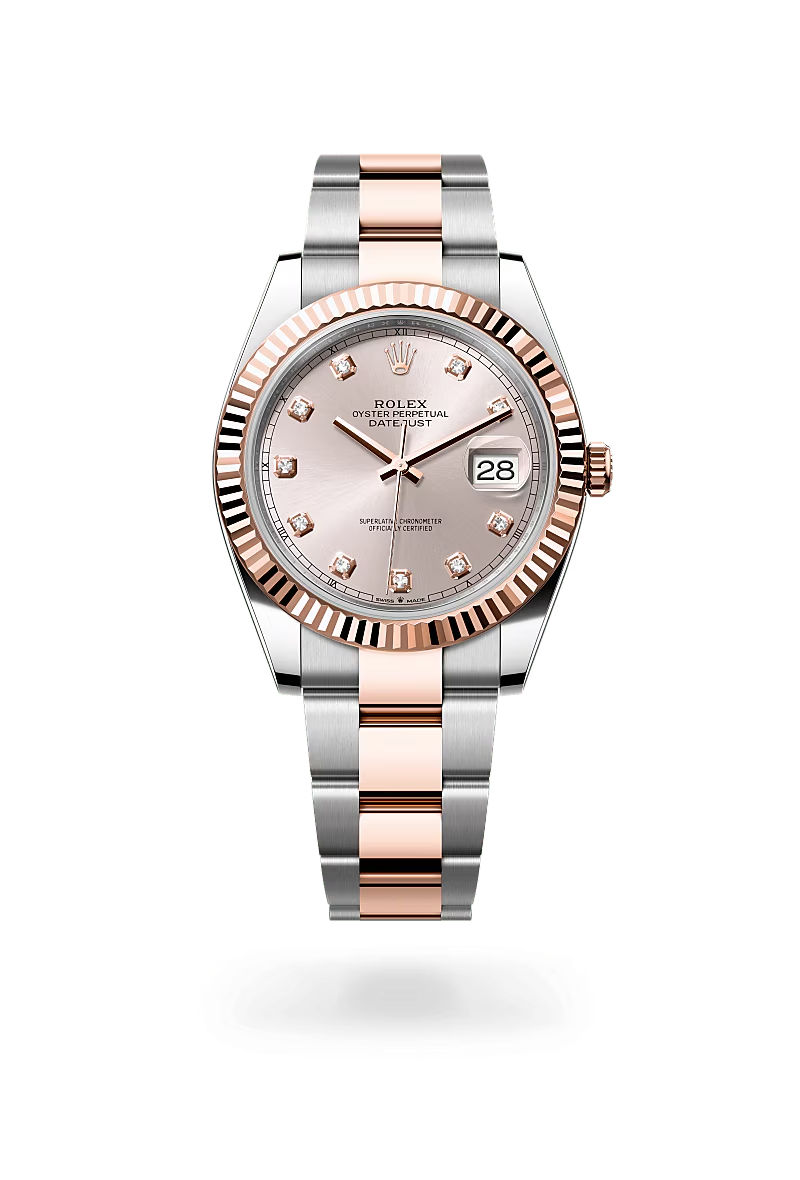 Rolex Datejust 41 Oyster, 41 mm, ocel Oyster a zlatá Everose