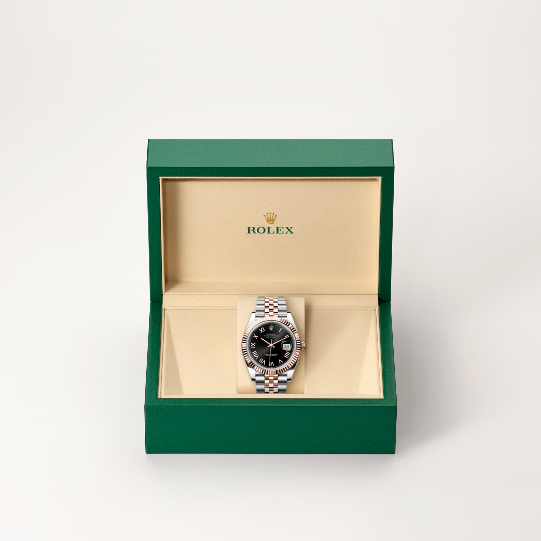 Rolex Datejust 41 Oyster, 41 mm, ocel Oyster a zlatá Everose
