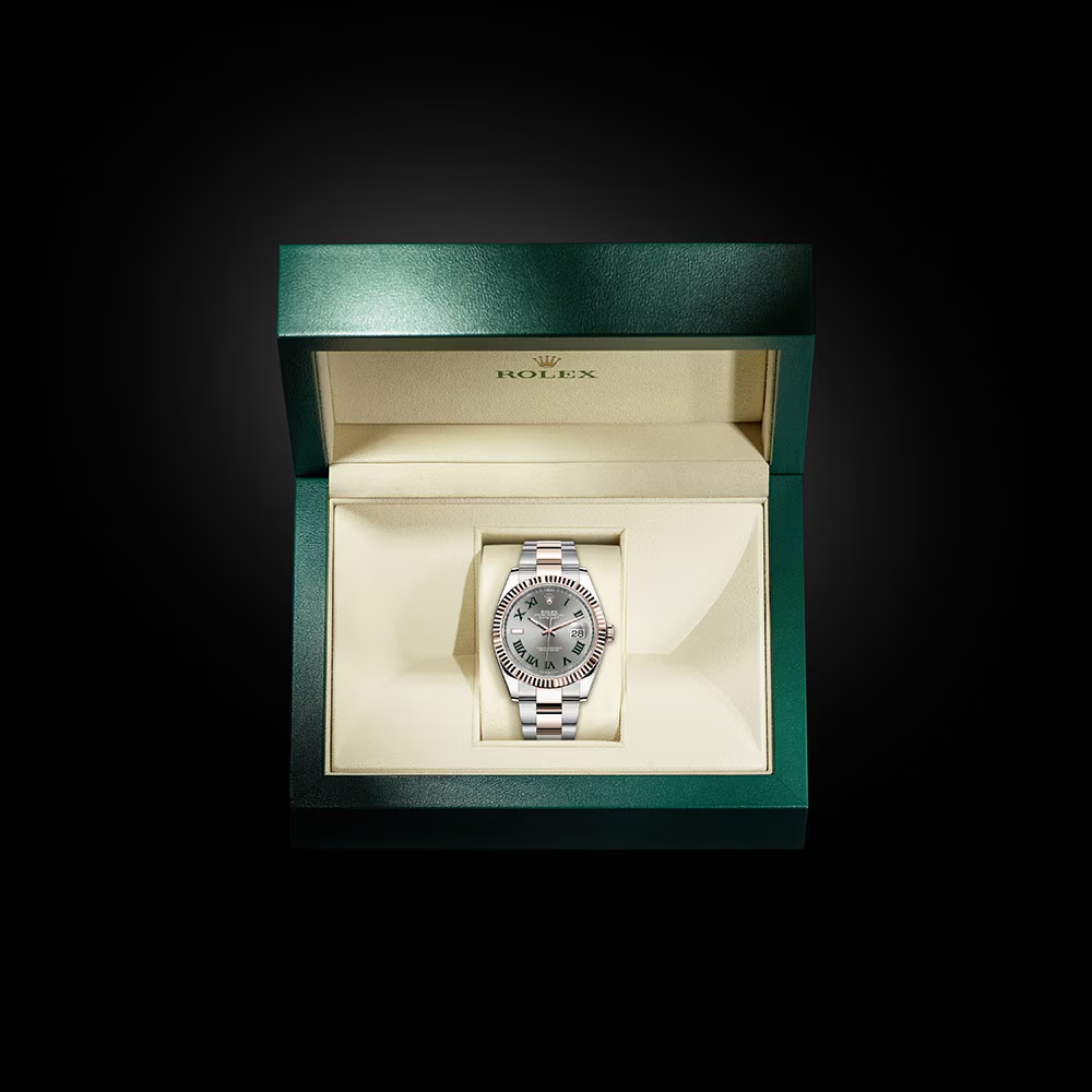 Rolex Datejust 41 Oyster, 41 mm, ocel Oyster a zlatá Everose