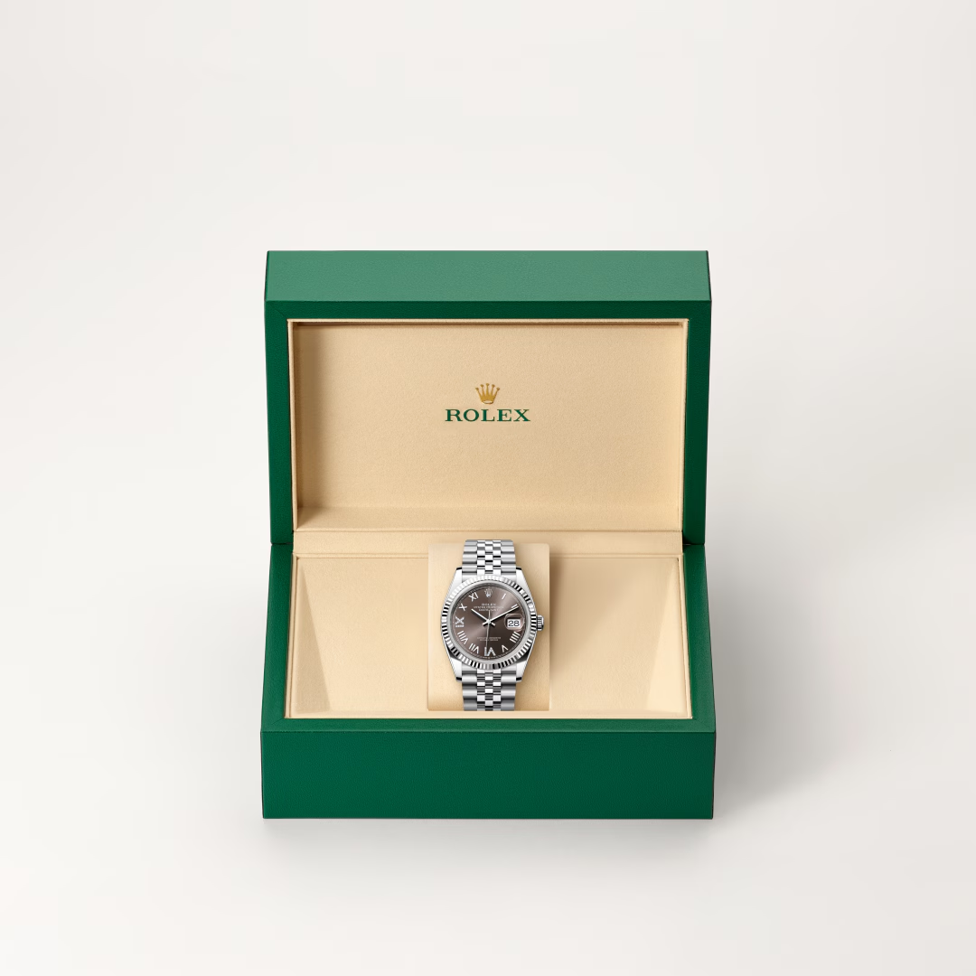 Rolex Datejust 36 Oyster, 36 mm, ocel Oyster a bílé zlato