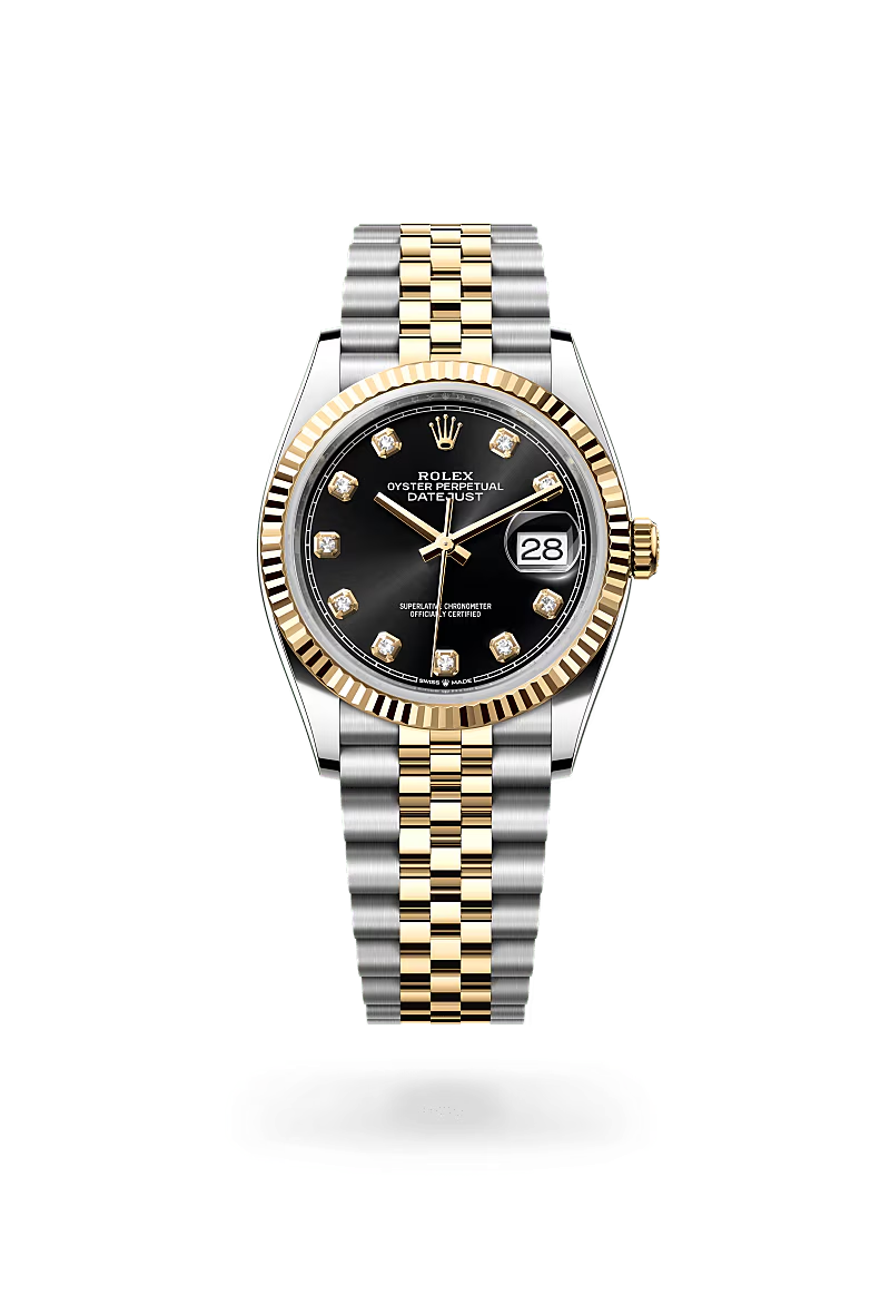 Rolex Datejust Oyster, 36 mm, ocel Oyster a žluté zlato