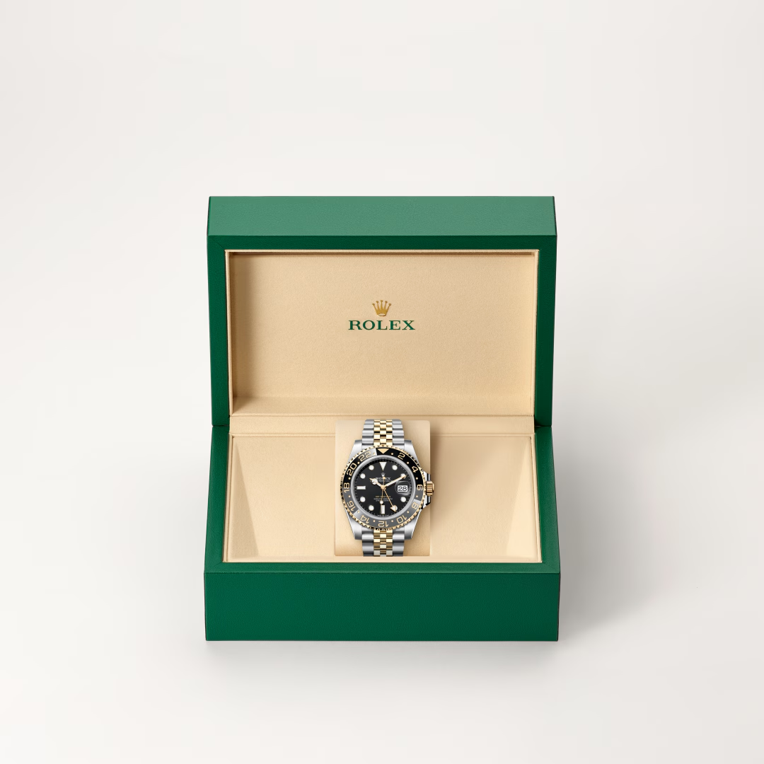 Rolex GMT-Master II Oyster, 40 mm, ocel Oyster a žluté zlato