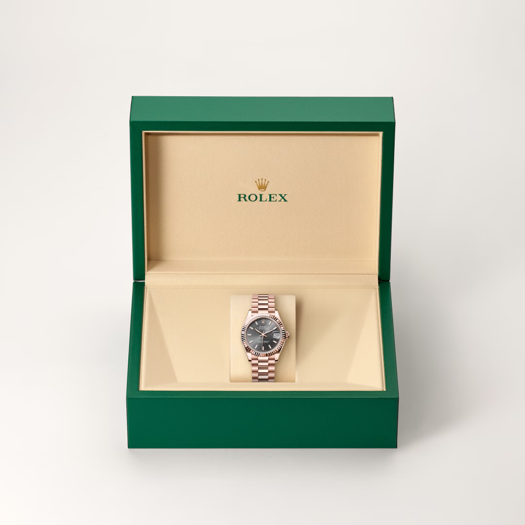 Rolex Datejust 31 Oyster, 31 mm, zlatá Everose