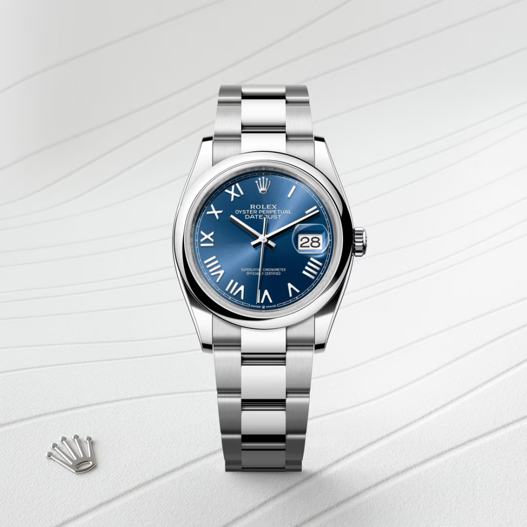 Rolex Datejust 36 Oyster, 36 mm, Oystersteel