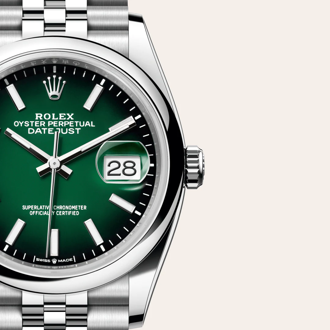 Rolex Datejust 36 Oyster, 36 mm, Oystersteel