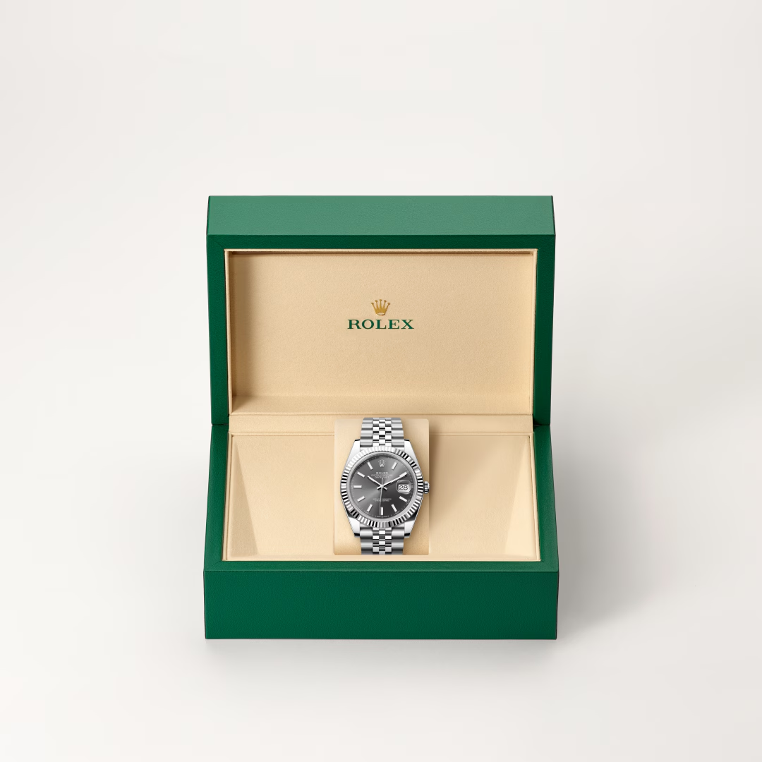 Rolex Datejust Oyster, 41 mm, ocel Oyster a bílé zlato