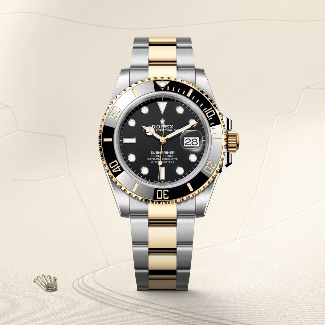 Rolex Submariner Date Oyster, 41 mm, ocel Oyster a žluté zlato