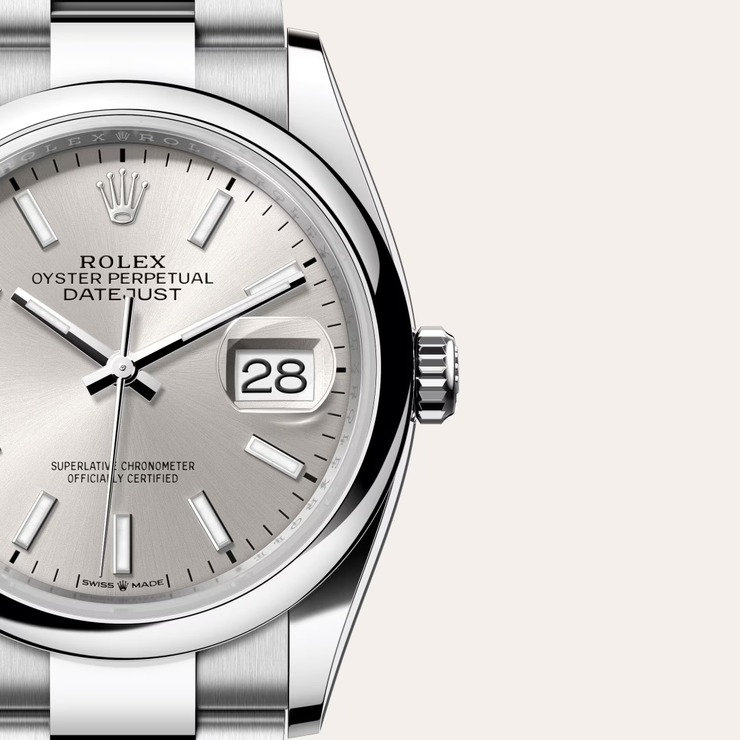 Rolex Datejust 36 Oyster, 36 mm, ocel Oyster