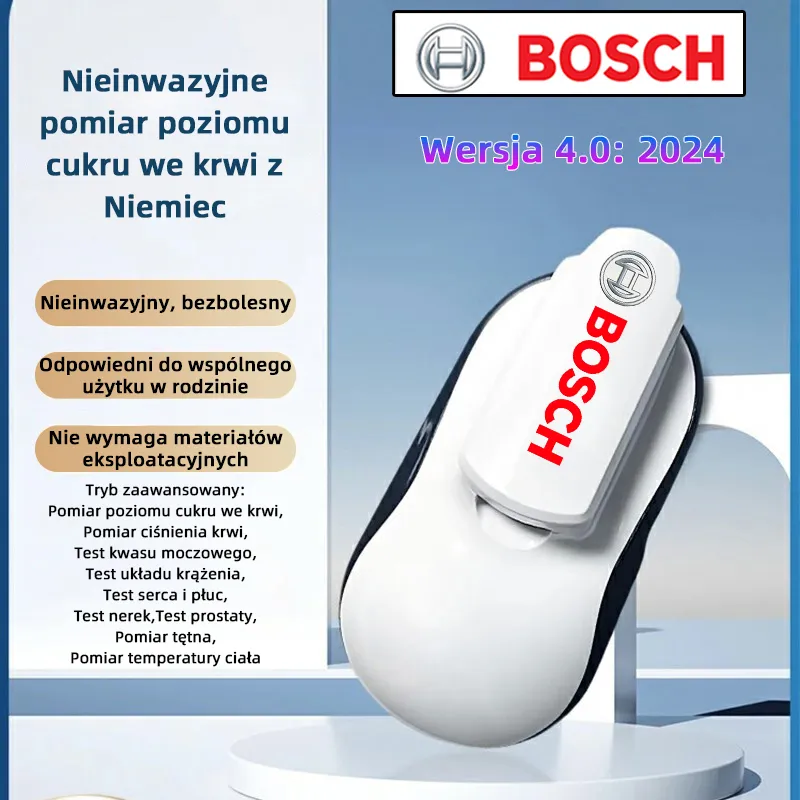 Bezbolesny i nieinwazyjny wielofunkcyjny glukometr Bosch