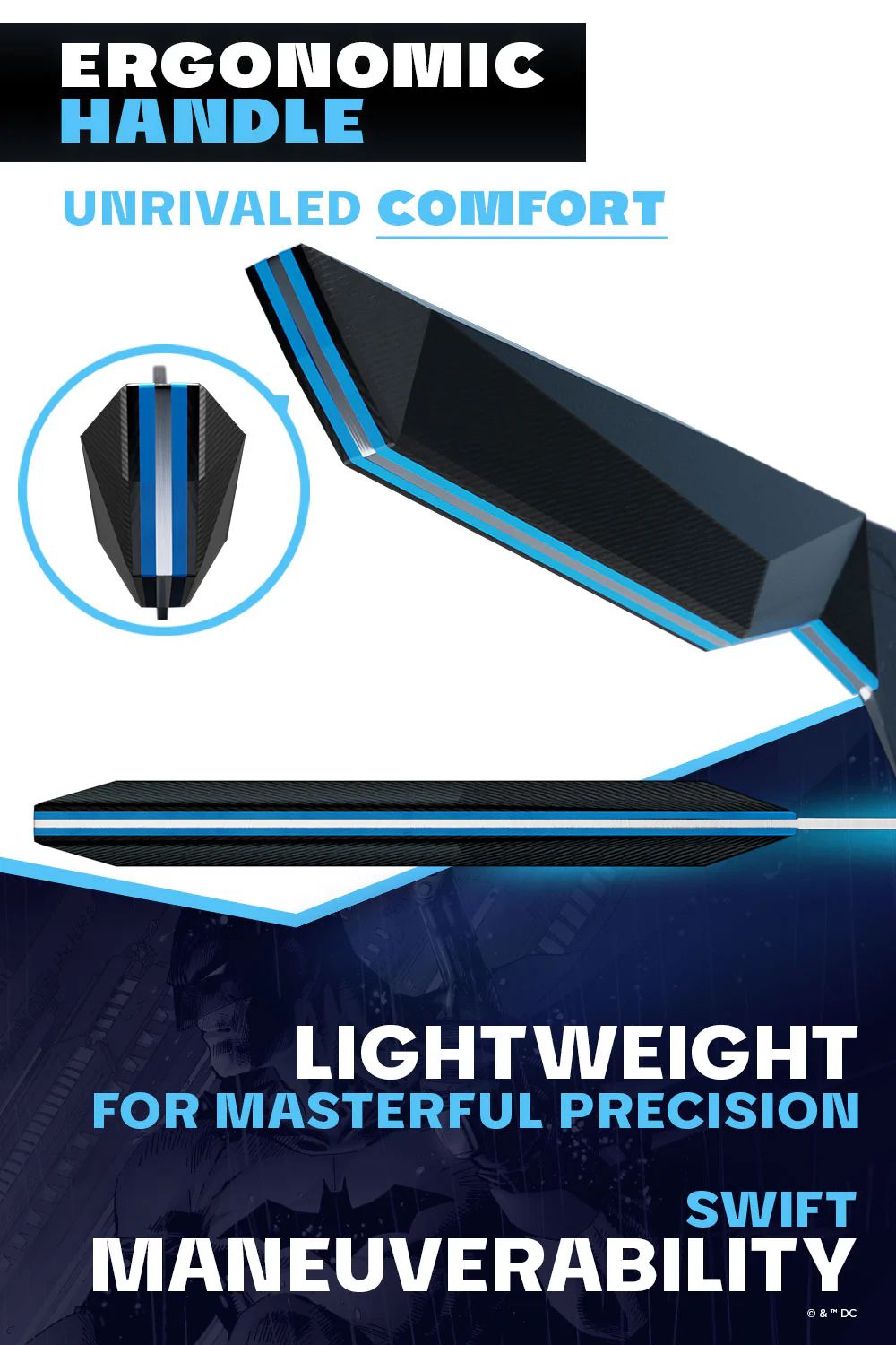 Objevte novou dimenzi vaření ve tmě: 2 dílná sada BATMAN™ Shadow Black Edition