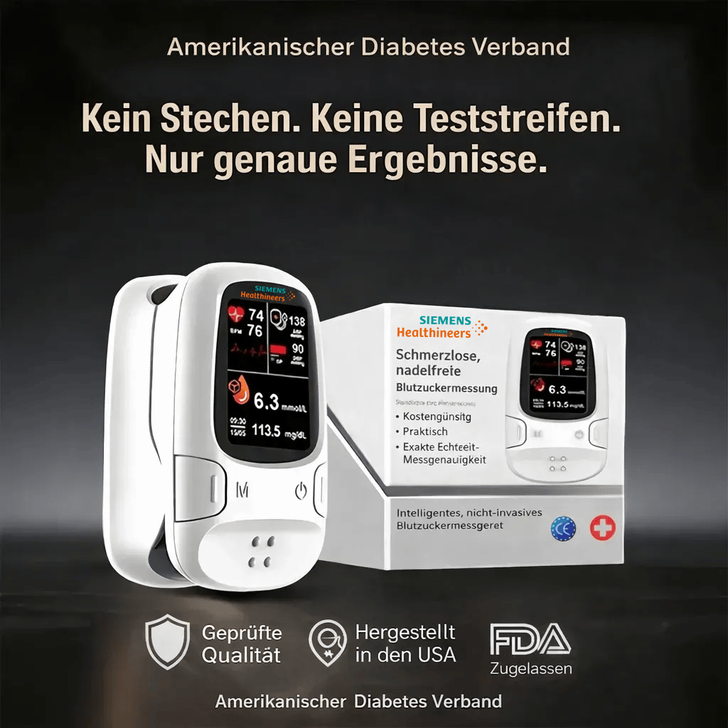 Siemens™ präsentiert neues, nicht-invasives, intelligentes Blutzuckermessgerät 🔥Hergestellt in den USA🔥