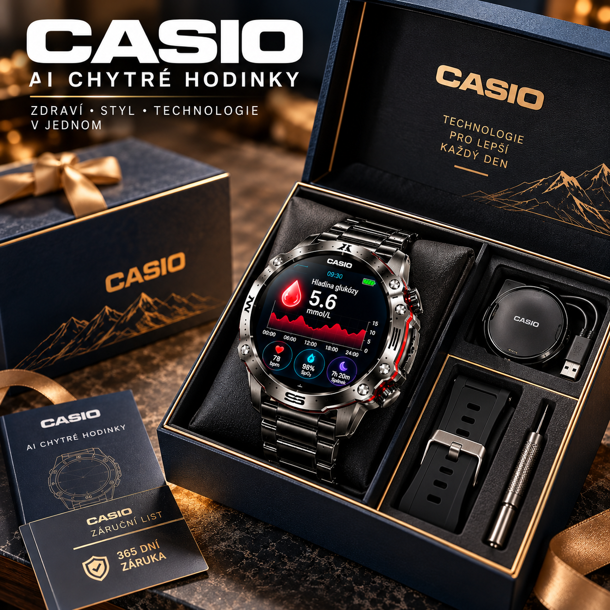CASIO-jeva prekretnica u 2026.: Prvi pametni sat sposoban "čitati" podatke o vašem tijelu🔥 CRNI PETAK – POSEBNE PONUDE!