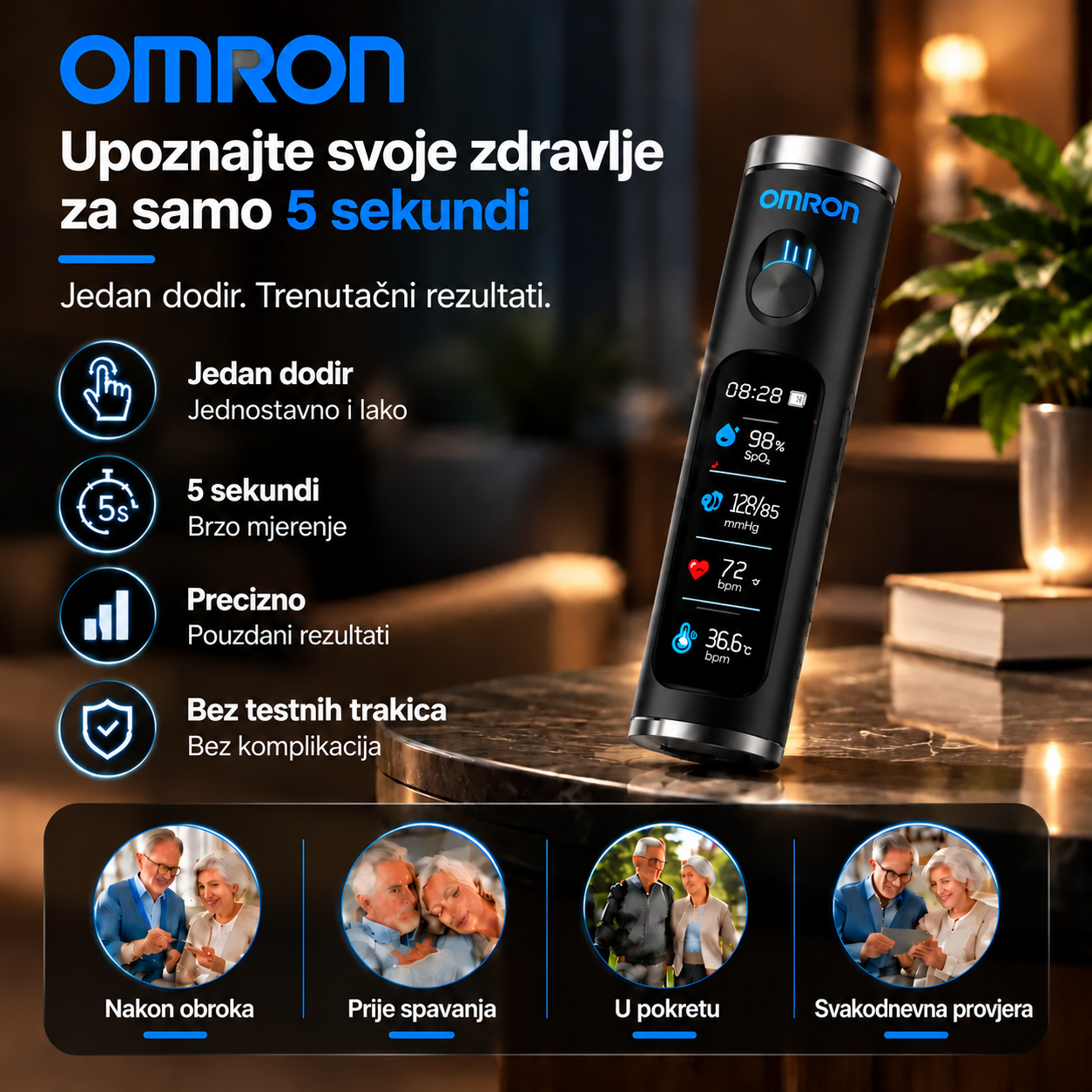 🚀 Revolucionarni iskorak tvrtke Omron Healthcare za 2027. godinu 🔥 Najnoviji neinvazivni pametni uređaj za mjerenje glukoze u krvi – s točnošću od 99,9 %.
