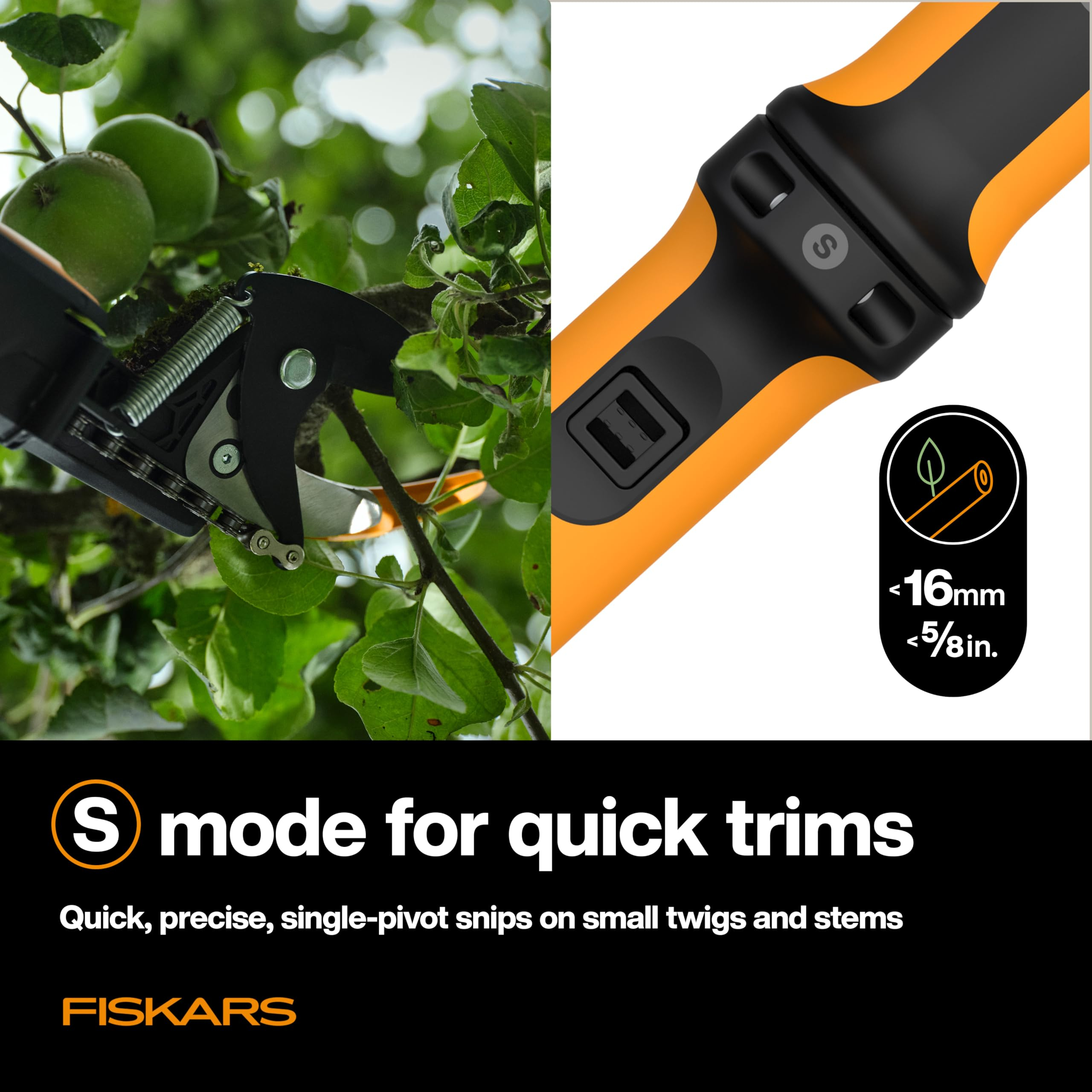 Fiskars 2,1–4 m DualAction teleszkópos ágvágó, kihúzható nyelű fametsző