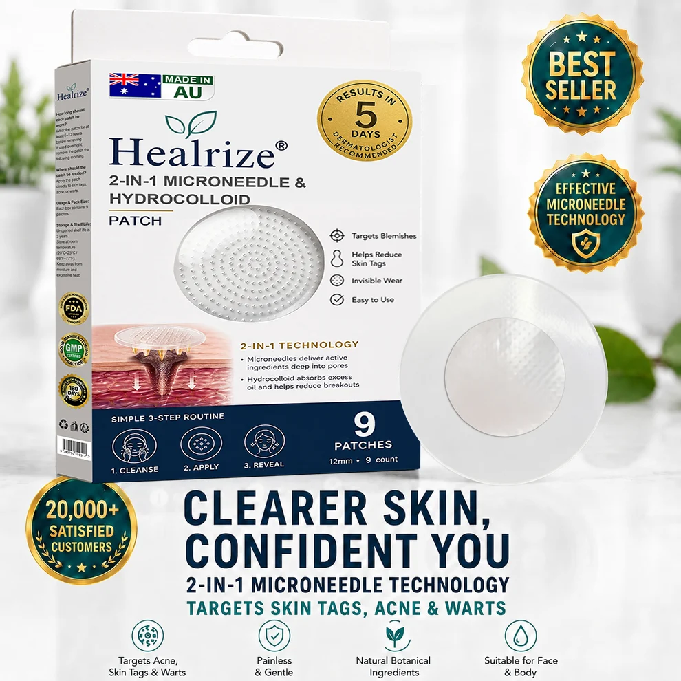 ✅🇦🇺𝐇𝐞𝒂𝒍𝗿𝗶𝙯𝙚®2 az 1-ben mikrotűs és hidrokolloid tapasz💫