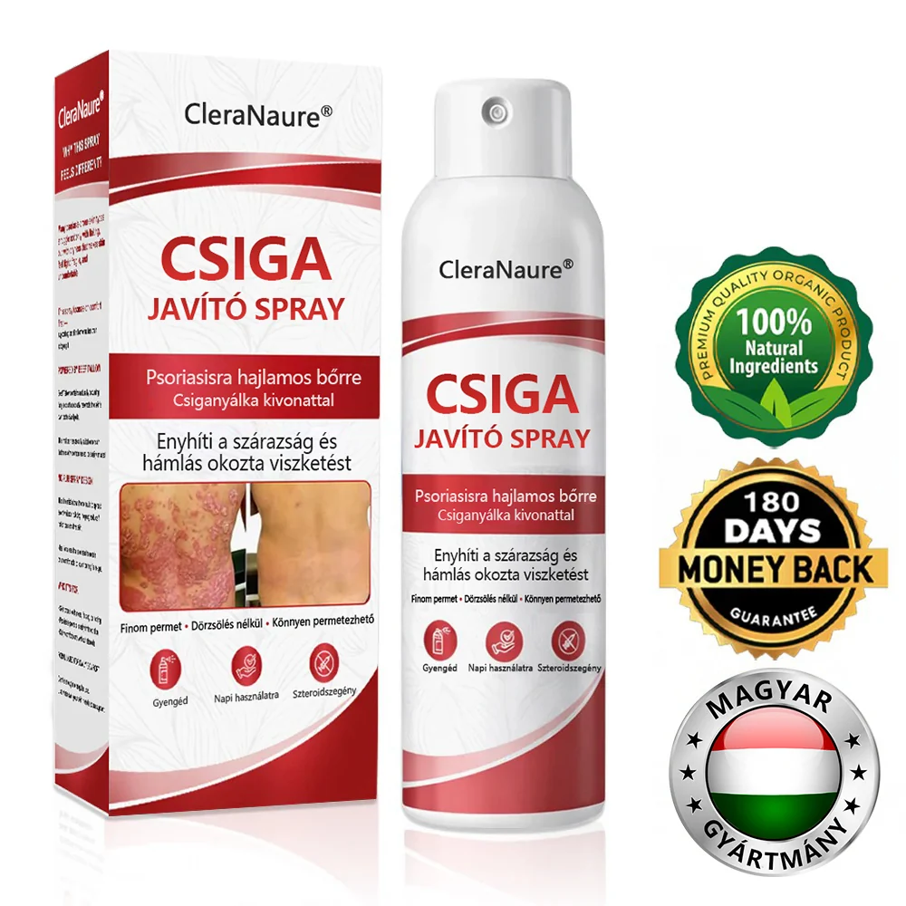 CleraNature® Bálnazsír Spray Viszkető, Hámló Psoriasisra Hajlamos Bőrre
