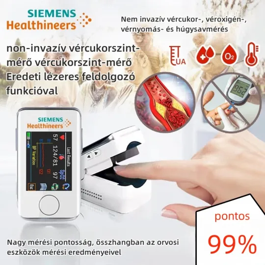2025 Siemens non-invazív multifunkcionális vércukormérő
