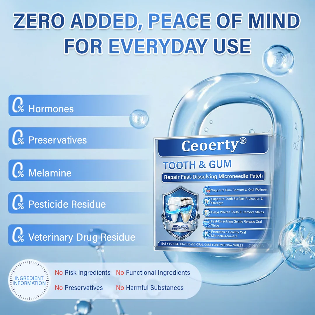 Ceoerty® fog- és ínyápoló gyorsan oldódó mikrotűs tapasz