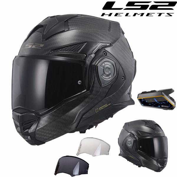 Capacete LS2 Capacete leve em fibra de carbono FF901 ADVANT X+/ECE 22.06-P/J