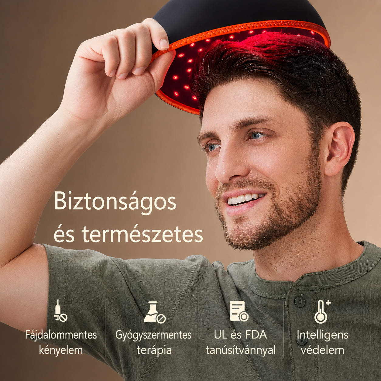 Ez a hatékony, FDA által jóváhagyott vörös fényterápiás sapka dúsabbá és egészségesebbé teheti a hajat.