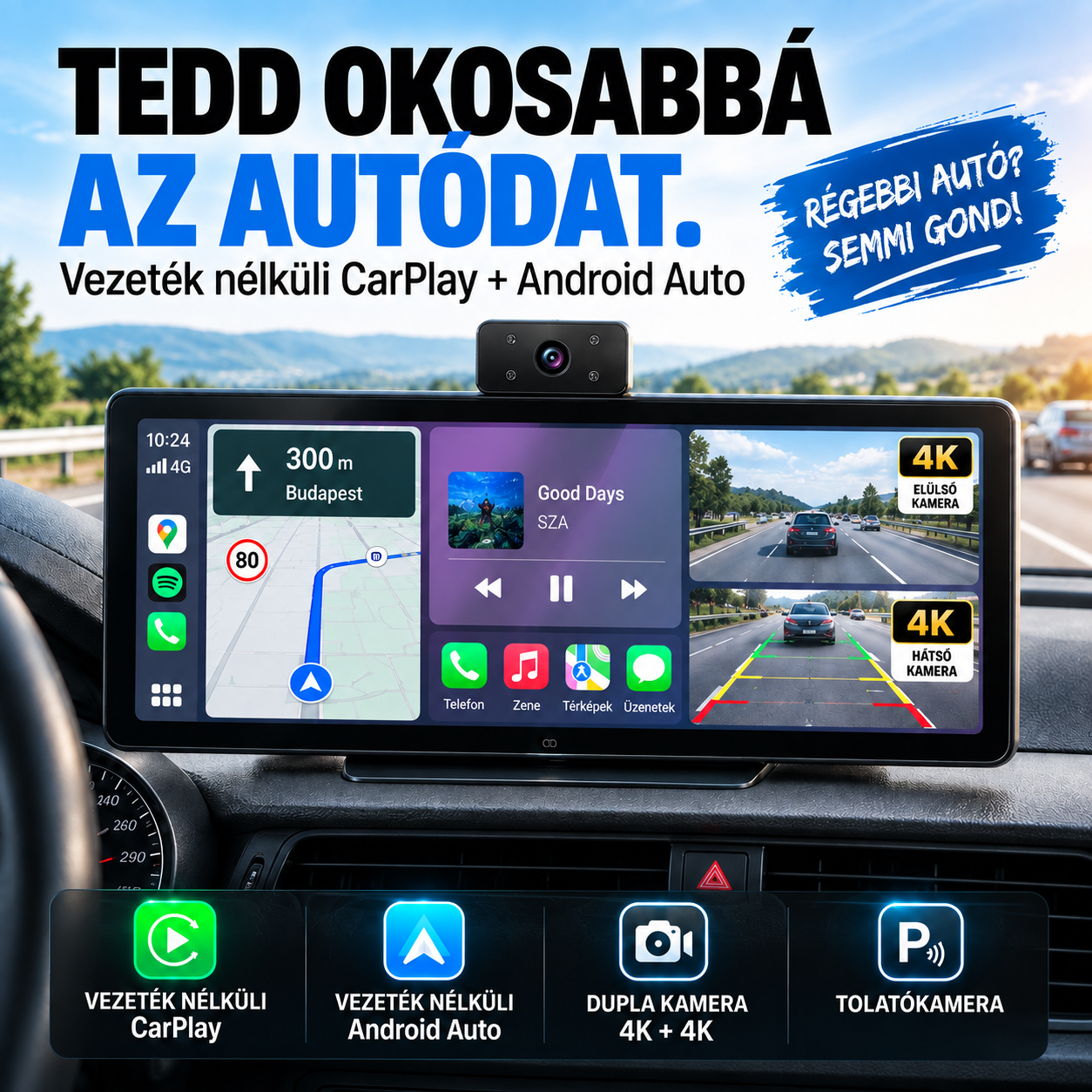 P10 Pro – Alakítsd intelligenssé az autódat