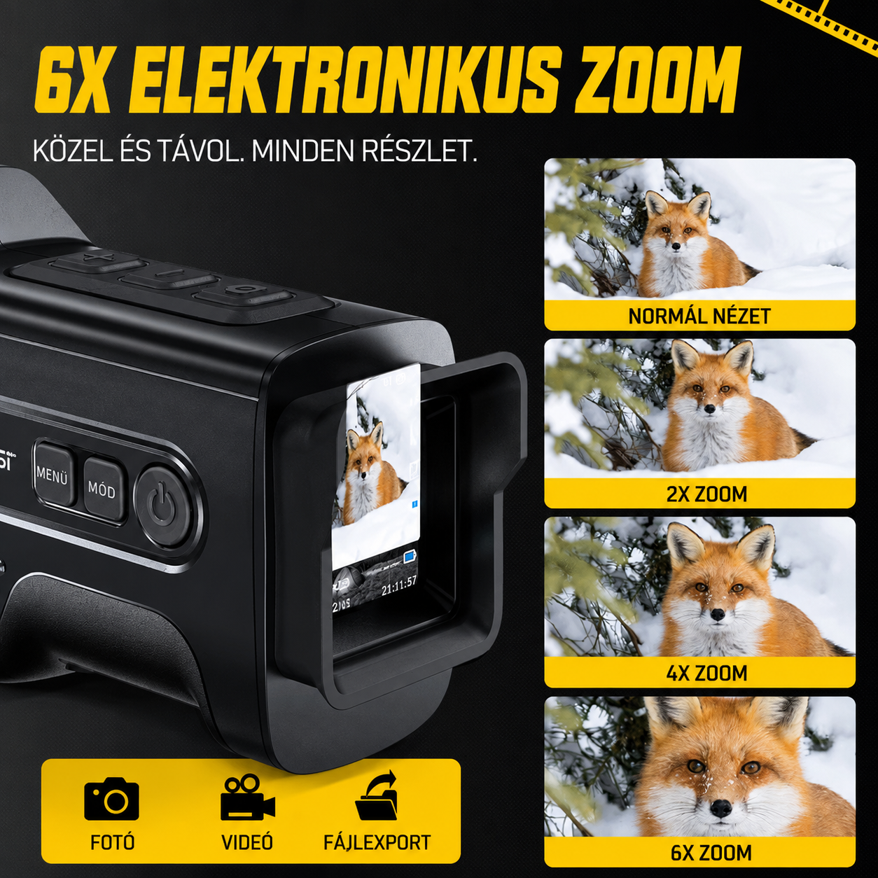 NVS-20 4K Full Color infravörös éjjellátó készülék