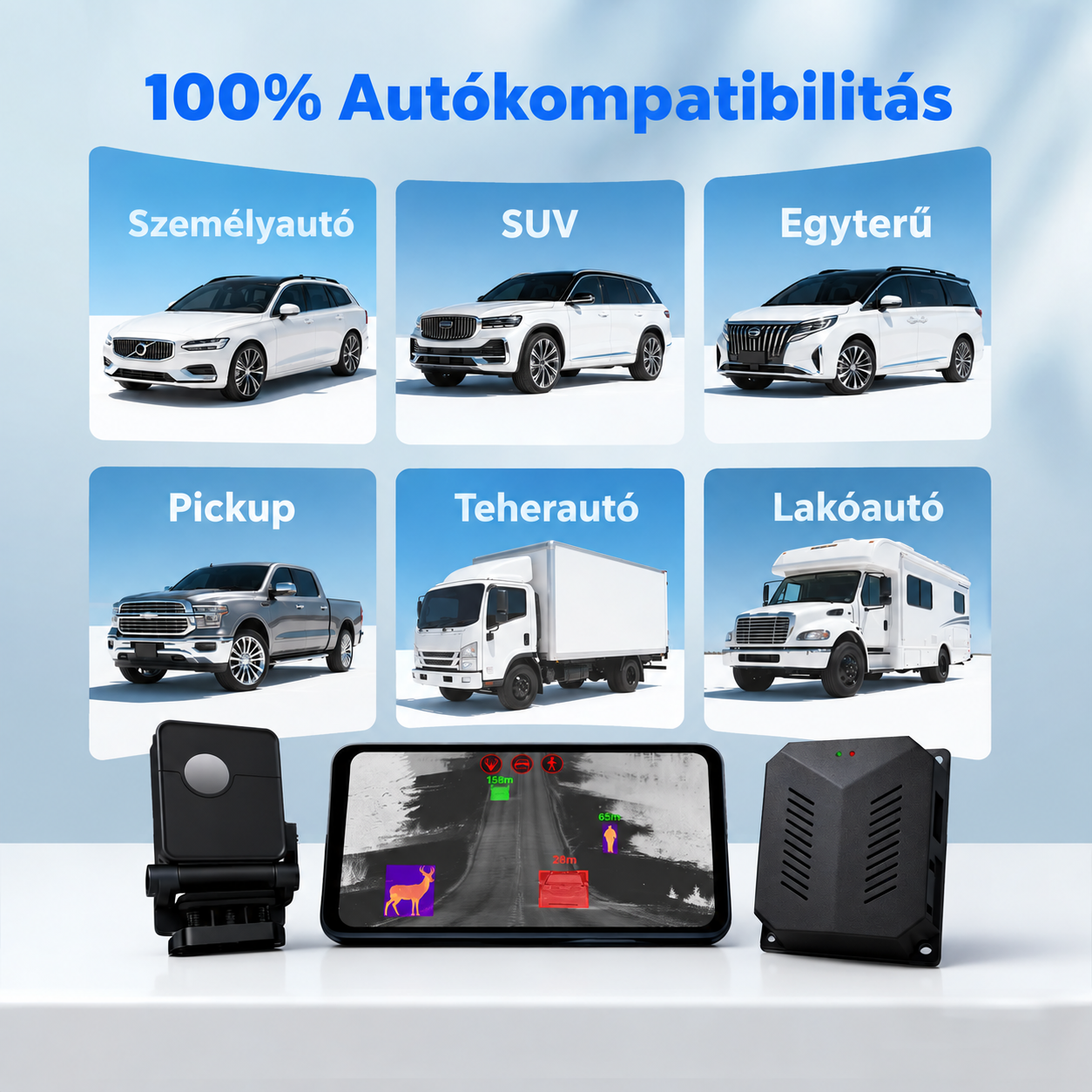 [Copy]Solar3A Plus 1080P újratölthető vezeték nélküli tolatókamera, többcsatornás támogatással