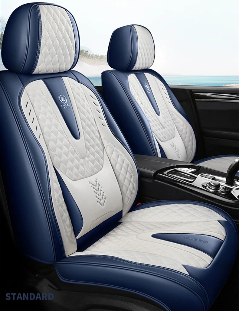 🚗Universal Car Seat Covers pentru 95% Sedan SUV Durabil din piele artificială perna scaunului include față și spate Cover Multi Culori