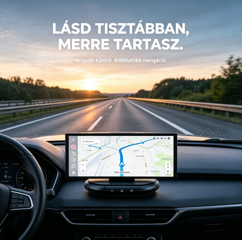 Android 15-tel és CarPlay-jel felszerelt, légtisztítóval, 32 GB tárhellyel, osztott képernyős kijelzővel és Gemini hangvezérléssel rendelkezik, fokozva az autós szórakoztatási élményt.