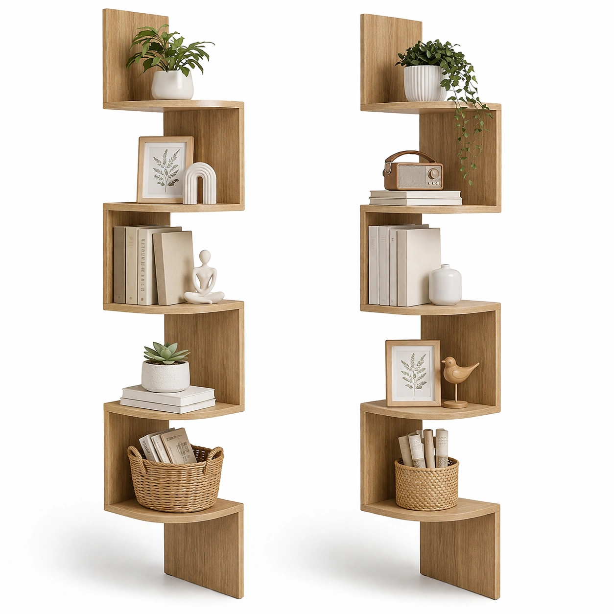 Eckregal mit modernem design