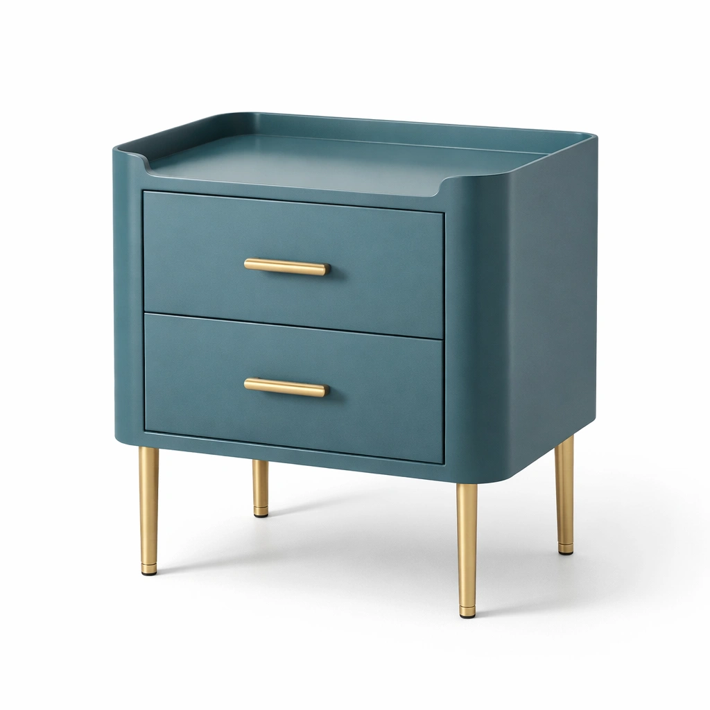 Nachttisch mit zwei schubladen