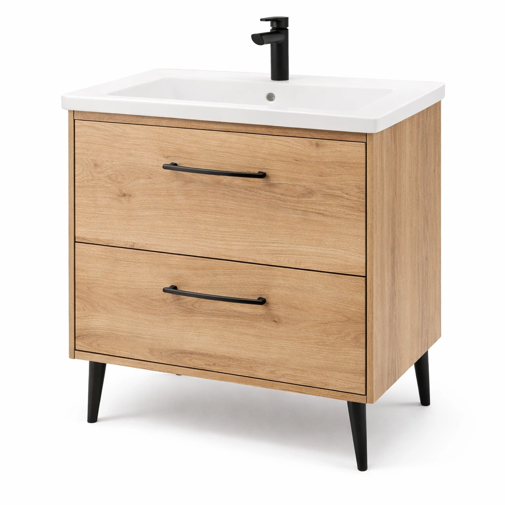 Badezimmerunterschrank mit schubladen