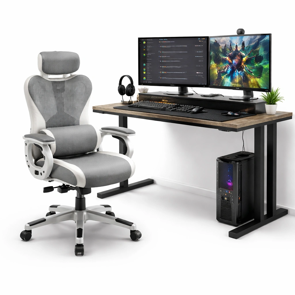 E Sport Schreibtische und  Stuhle