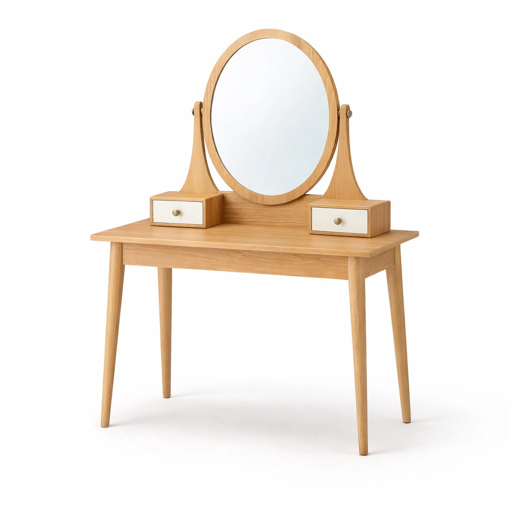 Kommode Holz Braun 3 Schubladen Klassisch