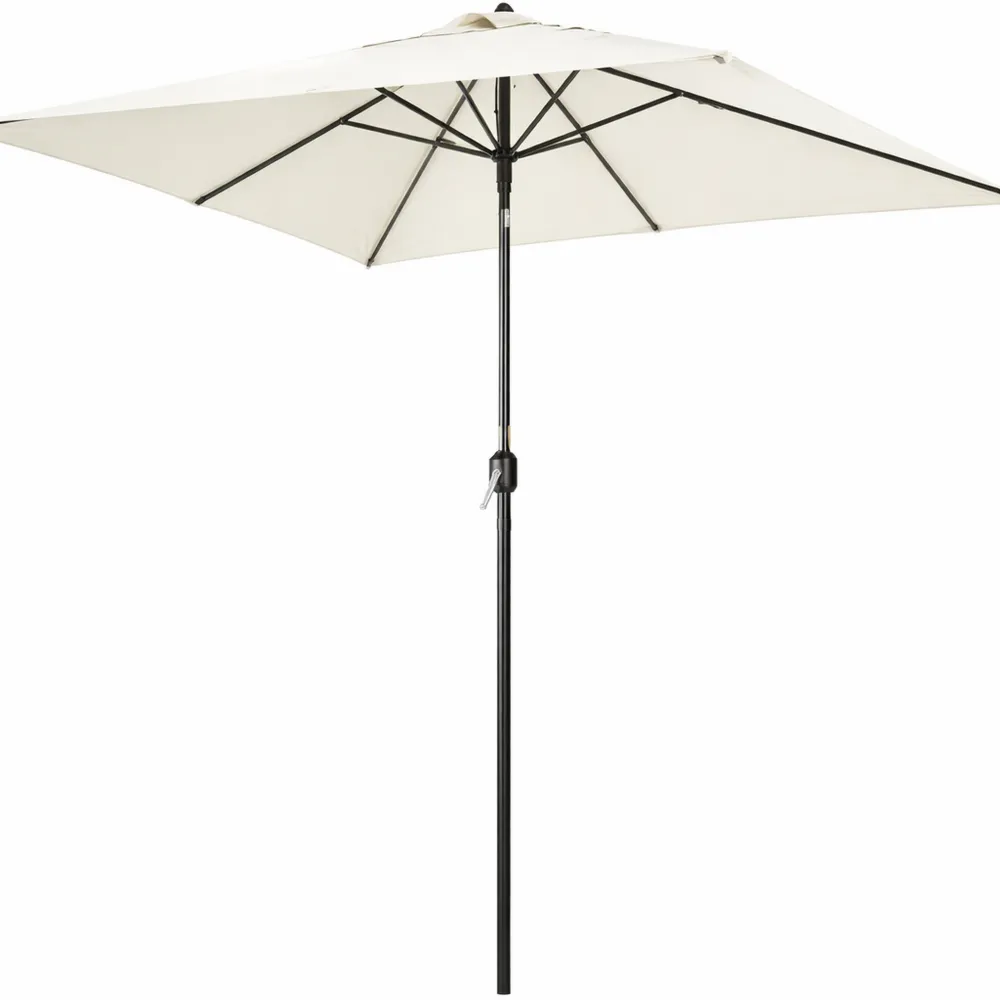 Ombrellone da Giardino Inclinabile 2x3 m con Manovella, Protezione UV