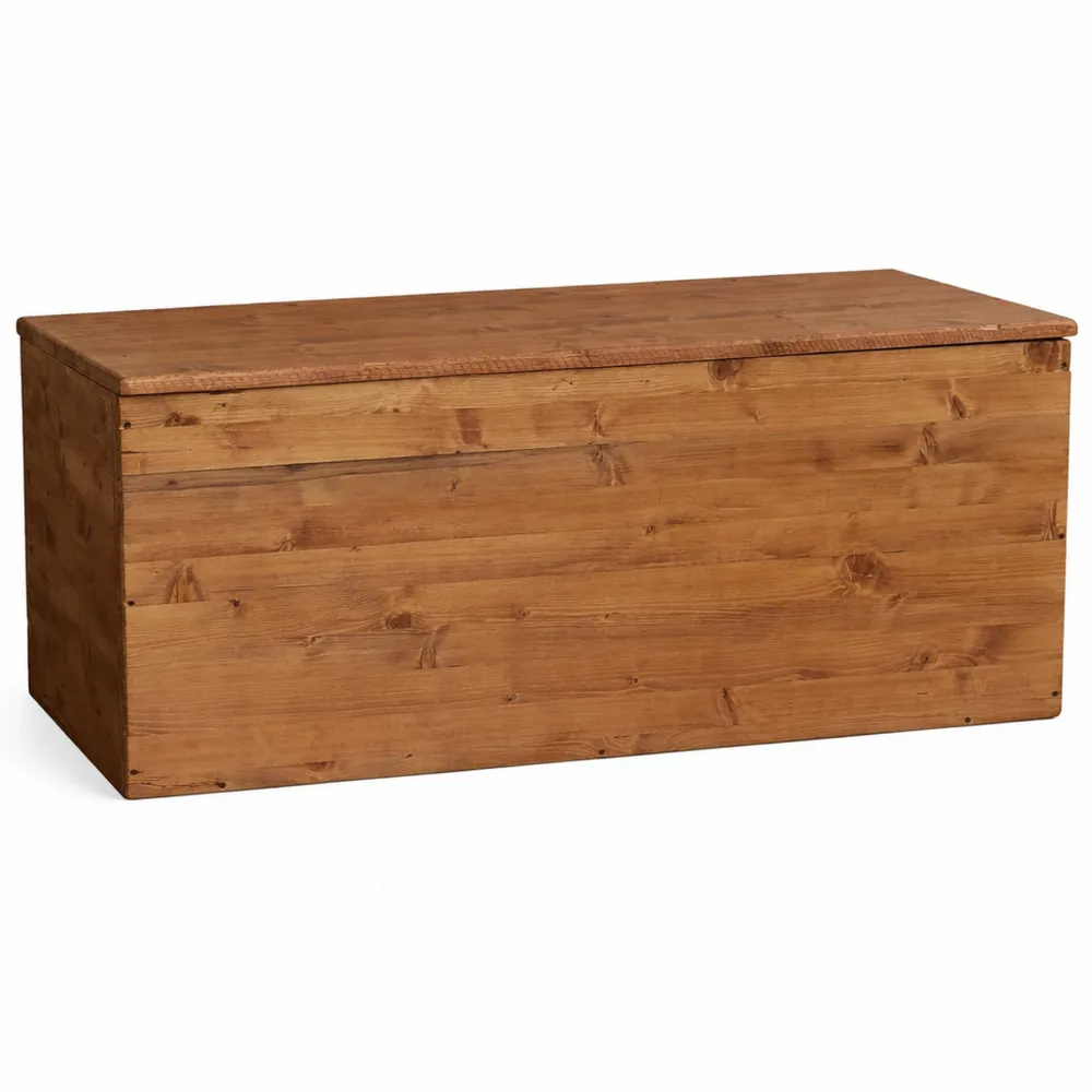 Cassapanca in Legno con Coperchio 70x40x40 cm per Interno ed Esterno