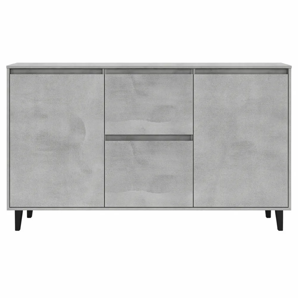 Credenza in Effetto Cemento, 104x35x70 cm