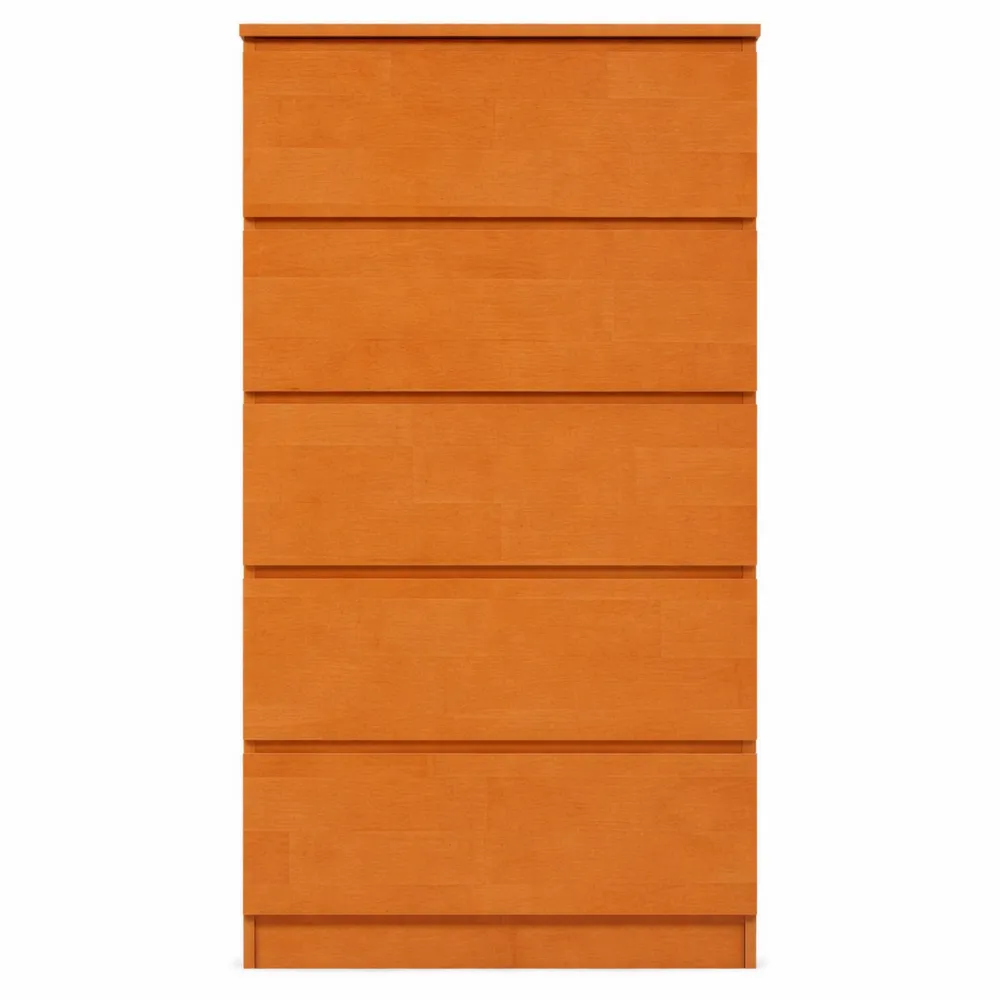 Cassettiera moderna con 5 cassetti per soggiorno e camera da letto