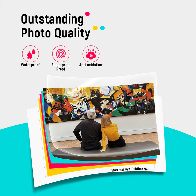 🔥Today's Special🔥4x6" Instant Photo Printer M100 (100 Sheets + 3 Cartridges)