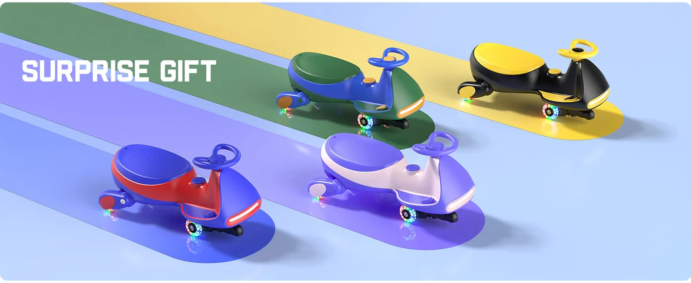 12V Electric Wiggle Car with Pedal