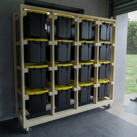 🔥Today's Online Clearance Specials ✨Mobile 27-Gal Storage Bin Kit (Includes Bins)