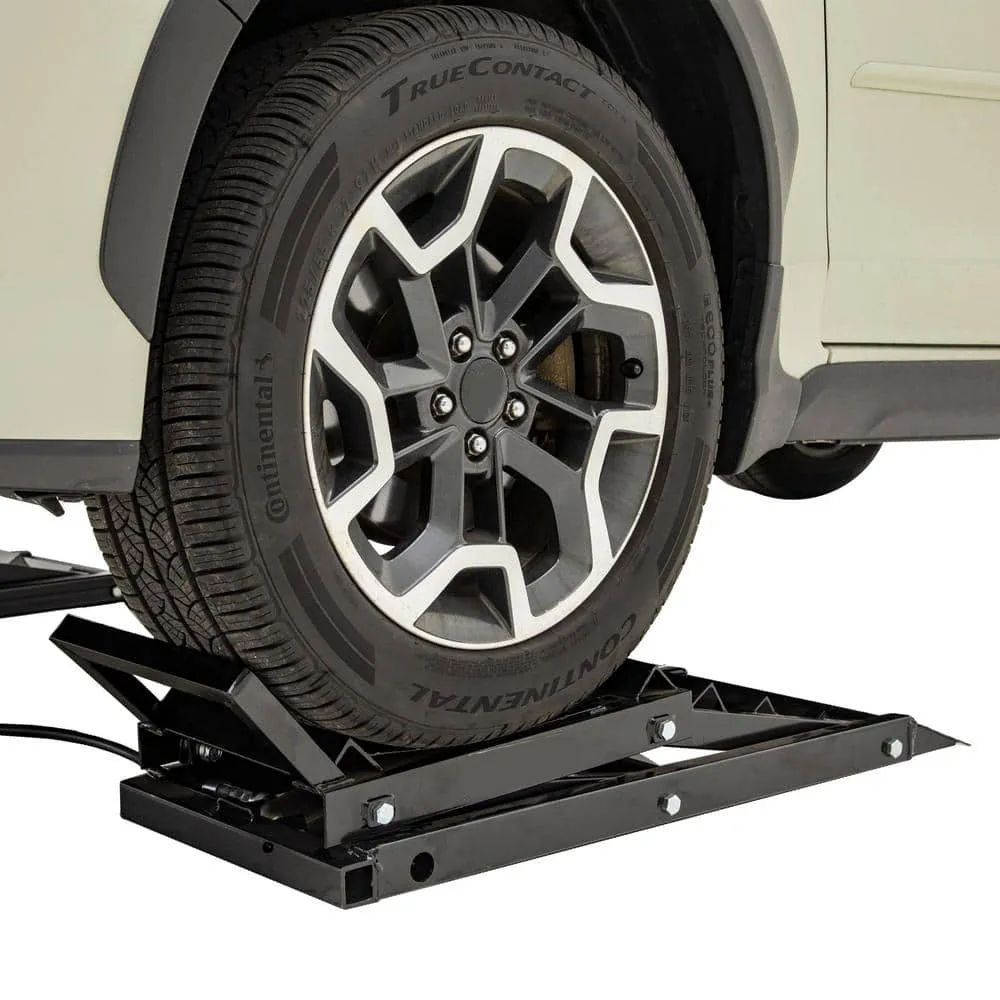 🎉Last day $40.95 free shipping Capacity hydraulic undercar access car lift with ramp, Products include hydraulic pumps