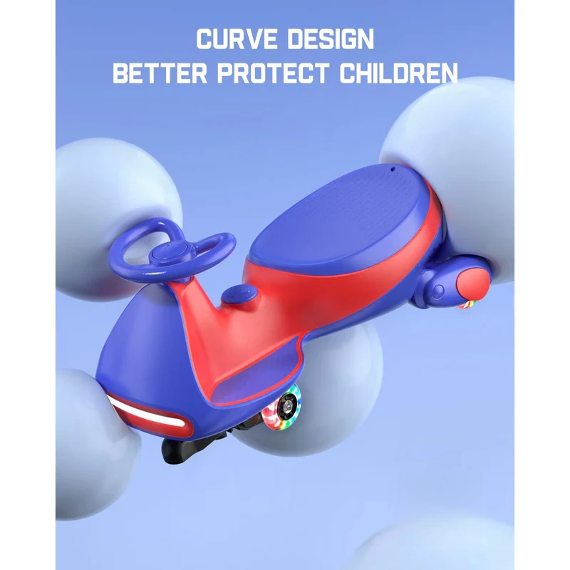 12V Electric Wiggle Car with Pedal