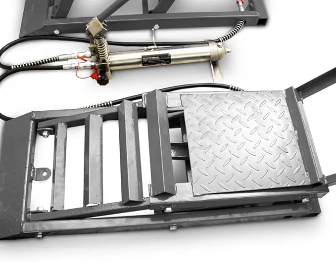 🎉Last day $40.95 free shipping Capacity hydraulic undercar access car lift with ramp, Products include hydraulic pumps