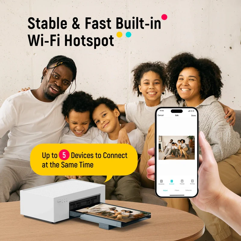 🔥Today's Special🔥4x6" Instant Photo Printer M100 (100 Sheets + 3 Cartridges)