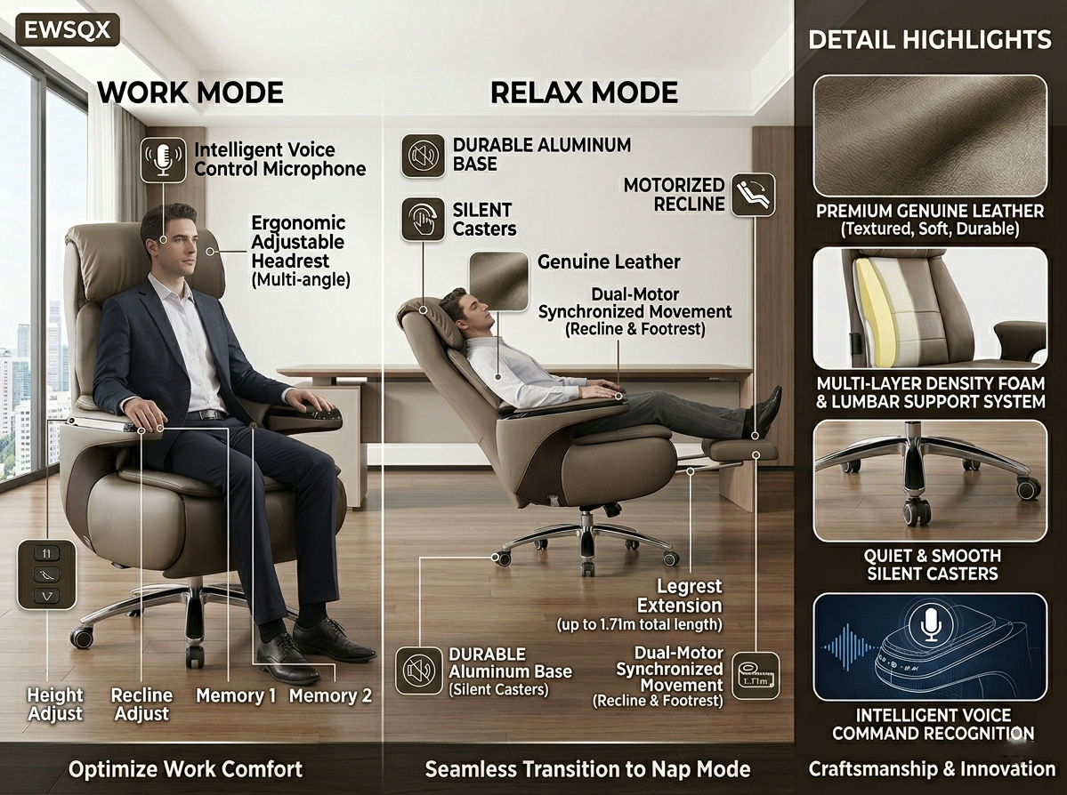 Electric Foldable High-End Office Chair