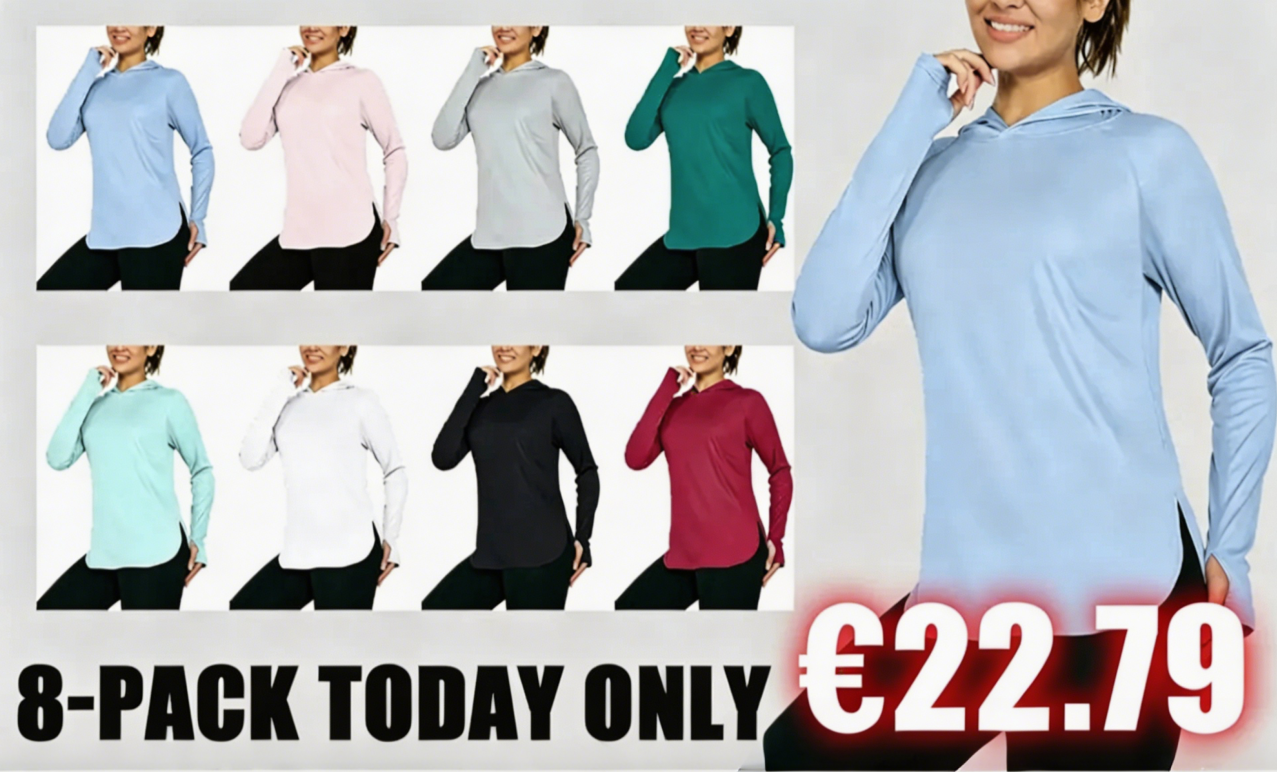 Women's Sun Protection Shirt UPF 50+ Long Sleeve Hoodie UV SPF T-Shirts Rash Guard Hiking Quick Dry Lightweight
