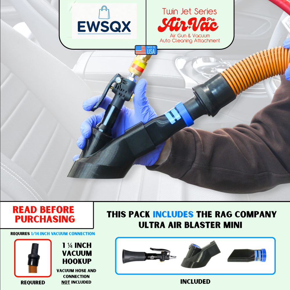 Multi Pack - Ultra Air Blaster Mini, Air-Vac-Crevice Attachment, & Brush Cone