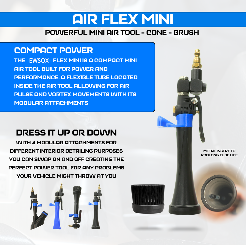 MOD1AIR Complete Air Tool 8 Piece Modular Detailing Kit