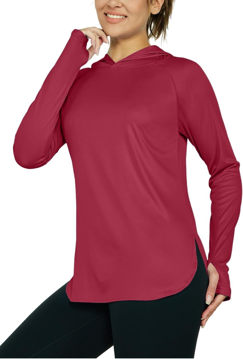 Women's Sun Protection Shirt UPF 50+ Long Sleeve Hoodie UV SPF T-Shirts Rash Guard Hiking Quick Dry Lightweight